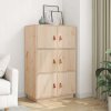 vidaXL Skříň highboard 67 x 40 x 108,5 cm masivní borové dřevo