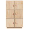 vidaXL Skříň highboard 67 x 40 x 108,5 cm masivní borové dřevo