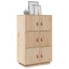 vidaXL Skříň highboard 67 x 40 x 108,5 cm masivní borové dřevo