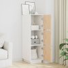 vidaXL Skříň highboard bílá 34x40x108,5 cm masivní borové dřevo