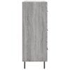 vidaXL Příborník šedý sonoma 69,5 x 34 x 90 cm kompozitní dřevo