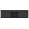 vidaXL TV skříňka s LED černá 180 x 34 x 50 cm kompozitní dřevo