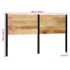 vidaXL Čelo postele 180 cm z masivního dřeva Mango a železa