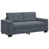 vidaXL Loveseat Sofa Tmavě šedá 180x77x82 cm samet