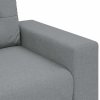vidaXL Loveseat Sofa Světle šedá 180x77x82 cm textil