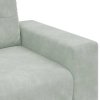 vidaXL Loveseat Sofa světle šedá 180x77x82 cm samet