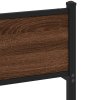 vidaXL Rám postele bez matrace hnědý dub 107 x 200 cm kompozitní dřevo