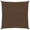 vidaXL Stínící plachta 160 g/m² hnědá 7 x 7 m HDPE