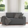 vidaXL Loveseat Sofa tmavě šedé 160x77x82 cm manšestrová tkanina