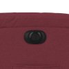 vidaXL Elektrické polohovací křeslo vínové textil