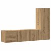 vidaXL Nástěnné TV skříňky 3 ks dub artisan kompozitní