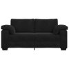 vidaXL Loveseat Sofa Černý 180x77x82 cm samet