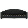 vidaXL Válenda s matrací černá 90 x 190 cm textil
