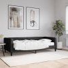 vidaXL Válenda s matrací černá 90 x 190 cm textil
