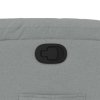 vidaXL Polohovací křeslo světle šedé textil