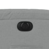 vidaXL Elektrické polohovací křeslo světle šedé textil