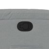 vidaXL Zvedací polohovací křeslo světle šedé textil