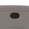 vidaXL Zvedací polohovací křeslo taupe textil