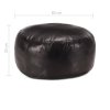 vidaXL Sedací puf černý 60 x 30 cm pravá kozí kůže