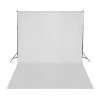 vidaXL Foto studio set s lampami, pozadím a odraznou deskou