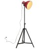 vidaXL Stojací lampa 25 W červená patina 61 x 61 x 90/150 cm E27