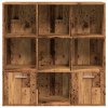 vidaXL Knihovna old wood 98 x 29 x 97,5 cm kompozitní dřevo