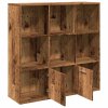 vidaXL Knihovna old wood 98 x 29 x 97,5 cm kompozitní dřevo