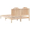vidaXL Prodloužený rám postele bez matrace 140 x 220 cm masivní dřevo
