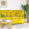vidaXL Modulární rohová pohovka s polštáři žlutá 100 cm