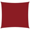 vidaXL Stínící plachta oxfordská látka čtvercová 7 x 7 m červená