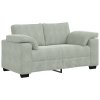 vidaXL Loveseat Sofa světle šedá 160x77x82 cm samet