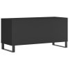 vidaXL Skříňka na LP desky černá 100 x 38 x 48 cm kompozitní dřevo