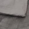 vidaXL Zátěžová deka s povlečením šedá 200 x 200 cm 9 kg textil