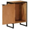 vidaXL Koupelnová skříňka 40 x 30 x 60 cm masivní akácie a železo