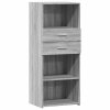 vidaXL Skříň highboard šedá sonoma 50 x 42,5 x 124 cm kompozitní dřevo