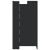 vidaXL Botník černý 52 x 37,5 x 100 cm kompozitní dřevo