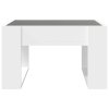 vidaXL Konferenční stolek s Infinity LED bílý 50 x 53 x 30 cm