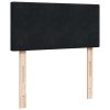 vidaXL Box spring postel s matrací černá 90x200 cm samet