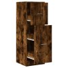 vidaXL Skříňka na léky kouřový dub 40 x 41 x 118 cm kompozitní dřevo
