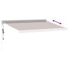 vidaXL Automatická zatahovací markýza hnědá 300 x 250 cm