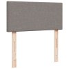 vidaXL Box spring postel s matrací taupe 90x200 cm textil