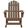 vidaXL Zahradní houpací křeslo dřevěné hnědé