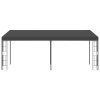 vidaXL Altán ke zdi 3 x 6 m antracitový textil