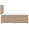 vidaXL Box spring postel s matrací cappuccino 120x190 cm umělá kůže