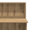 vidaXL Recepční stůl dub artisan 100x50x103,5 cm kompozitní dřevo