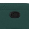 vidaXL Polohovací křeslo tmavě zelené textil