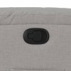 vidaXL Zvedací polohovací křeslo obláčkově šedé textil