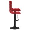 vidaXL Barové židle 2 ks vínové samet