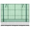 vidaXL Vyvýšený záhon se skleníkem ratanový vzhled 160 x 40 x 138 cm