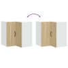 vidaXL Kuchyňská nástěnná rohová skříňka "Kalmar" dub sonoma kompozit